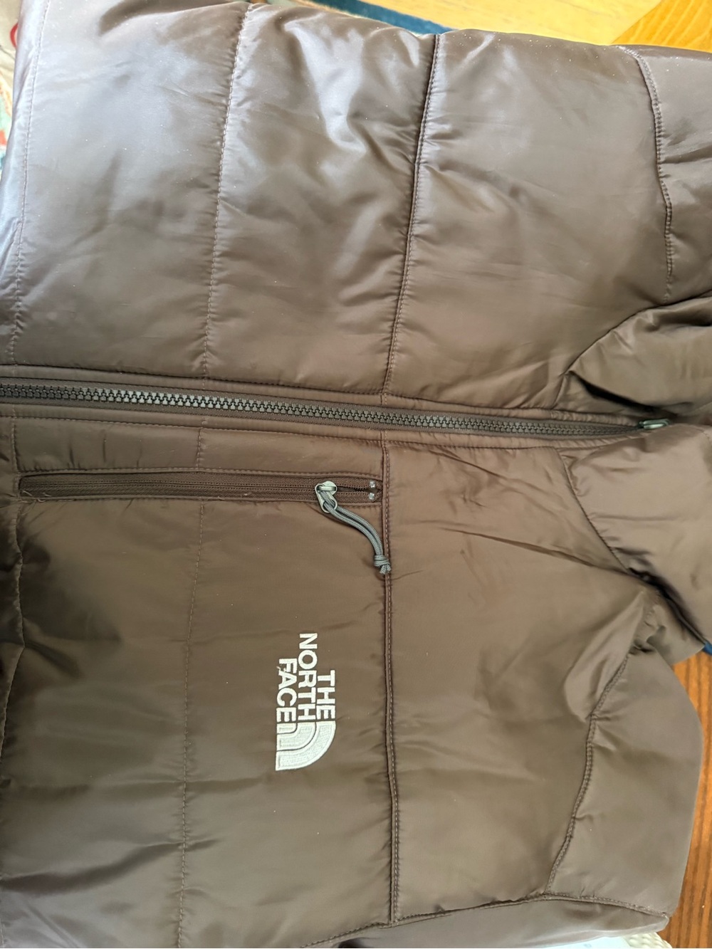 The North Face Chocolate Brown Quilted Puffer Jacket